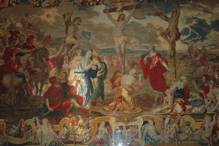 Vlaams tapijt in basiliek van Santa Maria Maggiore