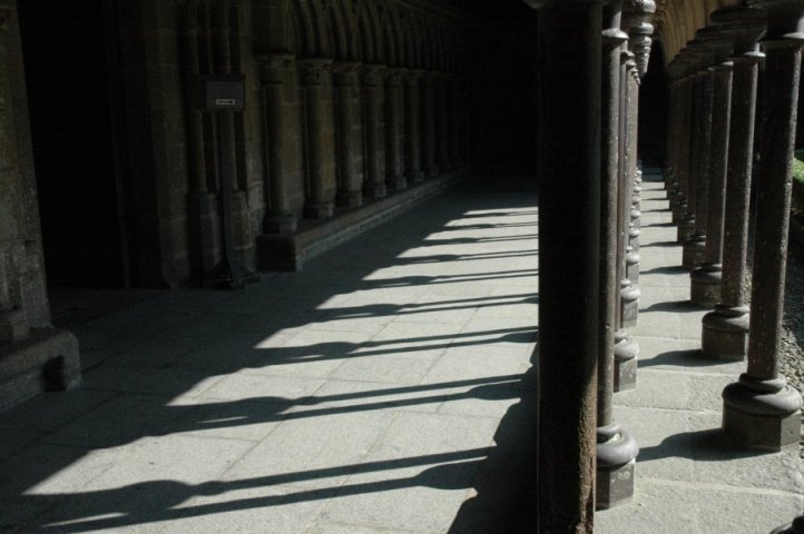 Abdij van Mont-St-Michel: kloostergang