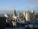 San Francisco: ochtenzicht vanuit hotelkamer