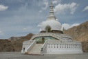 Shanti stupa in Chandspa (Leh)