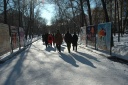 Wandelen langs Tverskoy boulevard