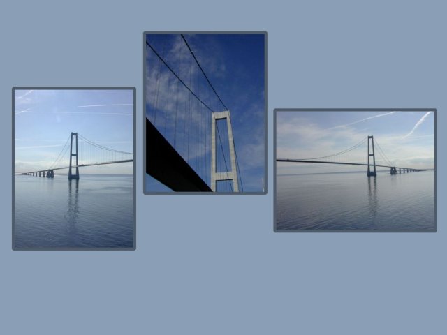 Op de boot Kiel-Oslo: brug Denemarken