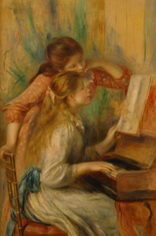 Piere-Auguste Renoir: Jeunes Filles au Piano