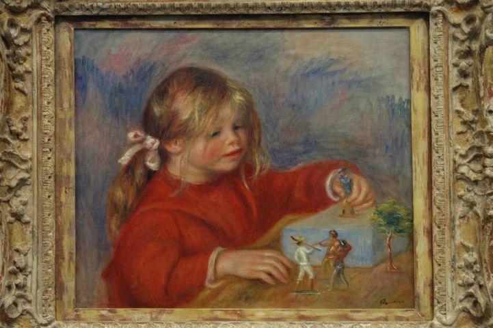Piere-Auguste Renoir: Claude Renoir jouant