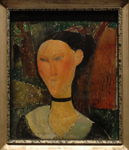Amadeo Modigliani: Femme au ruban de velours