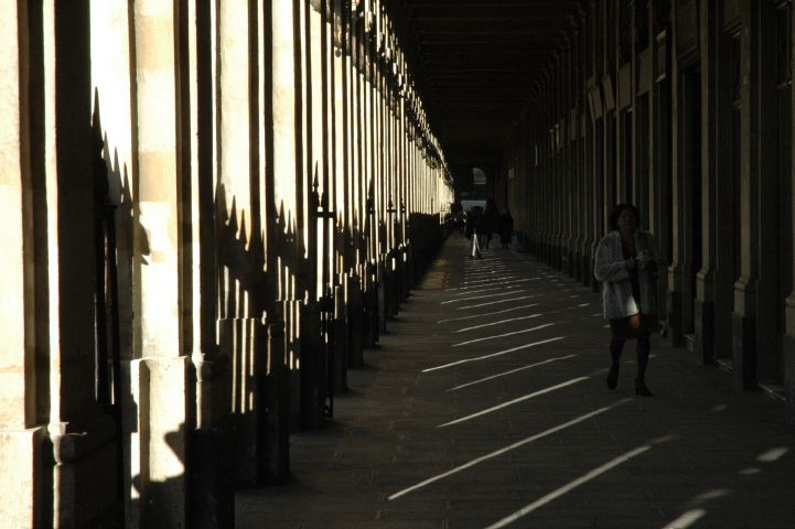 Arcaden langs Jardin du Palais Royal