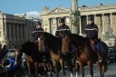 Bereden politie op Place de la Concorde