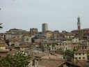 Siena: zicht op stad